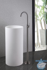 Смеситель для раковины напольный  ABBER Wasser Kreis AF8141NG (никель)