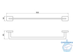 Полотенцедержатель Aquatek Либра AQ4320MB