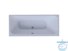 Акриловая ванна Aquatek Мия 170х75 (слив по центру) с каркасом