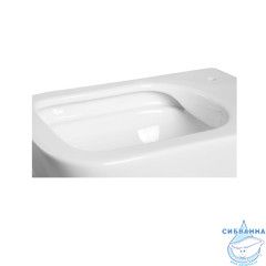 Унитаз подвесной безободковый, Charus Alva Rimless EWC700-114W с сиденьем Soft Close (микролифт)