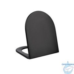 Сиденье для унитаза, Blanco, черный, IDDIS, 947BLAB1SK