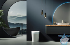 Унитаз приставной Abber Bequem AC1117S с сиденьем Soft Close (микролифт) (белый)