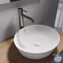 Смеситель для раковины Oliveeka Y-Line OL-88239017-BGM (оружейная сталь)