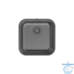Мойка, нерж. сталь, графит, 446*446, Mate, IDDIS, MAT44GMi77