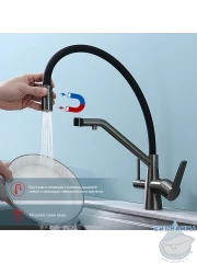 Смеситель для кухни Raglo R80.62.09  (графит/черный)