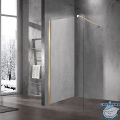 Walk-in Vincea Walk In HS 90 профиль брашированное золото, стекло прозрачное VSW-1H900CLG