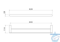 Полотенцедержатель Aquatek Лира AQ4430CR 