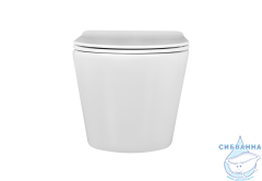 Унитаз подвесной безободковый Aquatek Вега AQ1905-00 (с сиденьем Soft Close (микролифт)