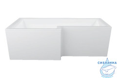 Акриловая ванна 1Marka Linea 165х85 L с каркасом