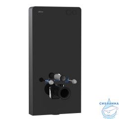 Инсталляционный модуль внешнего монтажа ABBER AC0107MB для подвесного унитаза, черный