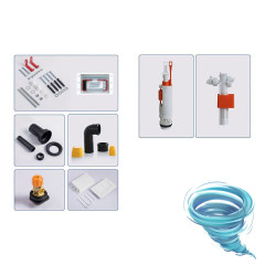 Инсталляци Calypso Beta с унитазом Calypso CS46UQ-OKS c сиденьем Soft close (микролифт) B46UQ-OKS-SET
