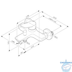 Смеситель для ванны Am.Pm X-Joy F85A10000 (хром)
