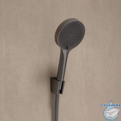 Лейка для душа, графит матовый, Aiger, IDDIS, AIG4FG0i18