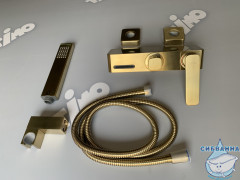 Смеситель для ванны Timo Torne 4314/17Y с аксессуарами (золото матовое)