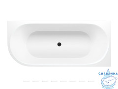 Акриловая ванна Aquanet Family Elegant R 180x80 (белый /черный матовый)