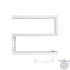 Полотенцесушитель электрический Indigo Sparta (с таймером) 50х40 белый матовый (с возможностью скрытого подключения, подключение R)