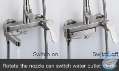 Душевая система Gappo G2499-30 250 1 режим (сатин)