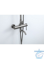 Душевая система Frap F24807-9 250 1 режим (оружейная сталь)