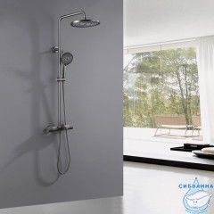 Душевая система Abber Thermostat  220 1 режим AF8516NG (никель)