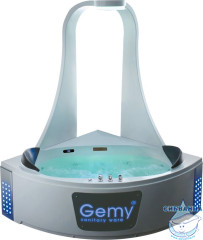 Акриловая ванна Gemy G9069 K 151х151 с гидромассажем