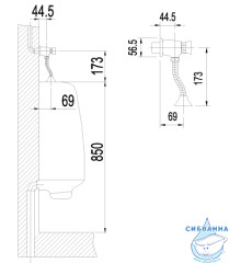 Арматура смыва Lemark Projekt LM4612C