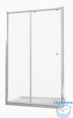 Дверь в нишу Bas Lira WTW-120-C-CH профиль хром, стекло прозрачное