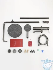 Душевая система Calypso CS2420-9 250 1 режим (оружейная сталь)