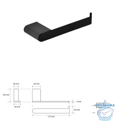 Держатель для туалетной бумаги Bemeta Galla 108112030