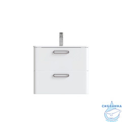 Тумба с умывальником, подвесная, 60 см, белая, Brick, IDDIS, BRI60W0i95K