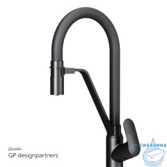 Смеситель для кухни AM.PM Like F8007822 (черный матовый)