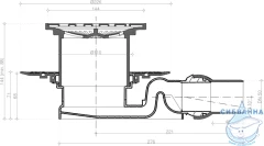 Дренажный трап для душа Pestan Confluo Standard 13000012
