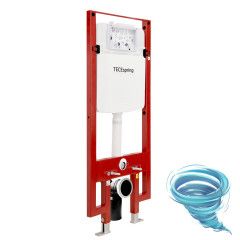 Инсталляция TECEspring с кнопкой смыва в комплекте с унитазом-биде TECEspring c сиденьем Soft close (микролифт) S955799