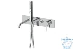 Встраиваемый смеситель для ванны Allen Brau Priority 296339 (хром)