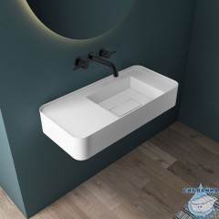 Смеситель для раковины встраиваемый Vincea Groove VBFW-4G1MB (черный матовый)