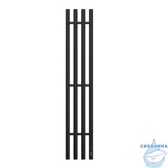 Полотенцесушитель электрический Terminus Quatro круглый 22х120 (черный)