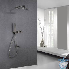 Душевая система Abber Rund AF8717NG  300 1 режим (никель)