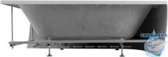 Акриловая ванна Aquanet Family Elegant R 180x80 (белый матовый)
