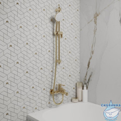 Штанга душевая 70 см Iddis Ray RAY70MGi17 (золото матовое) 