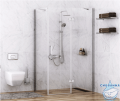 Душевое ограждение Wasserkraft Aller 120x100 10H10LWHITE профиль хром/белый, стекло прозрачный (без поддона)