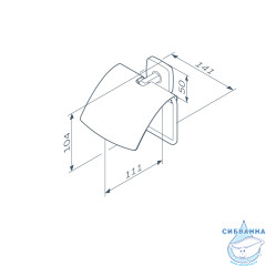 Держатель для туалетной бумаги AM.PM Gem A90341422