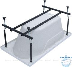 Акриловая ванна Aquanet West 130x70 с каркасом