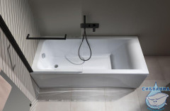 Акриловая ванна Aquanet Bright 180x80 с каркасом