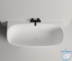 Ванна из искусственного камня Salini Sofia Wall 170x80 (материал sapirit, белый глянцевый)