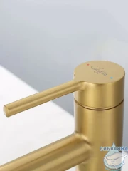 Смеситель для раковины Calypso CS1020-3 (сатин золотой)