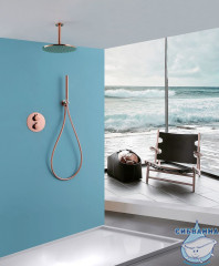 Душевая система Abber Wasser Kreis 250 1 режим AF8121RG (розовое золото)