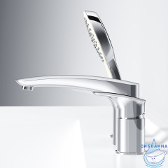 Смеситель для ванны на борт AM.PM  Inspire V2.0 F50A01300 с аксессуарами (сатин)