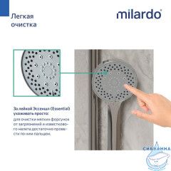 Лейка для душа Milardo Эссеншл 5 режимов ESS5F10M18 (хром)