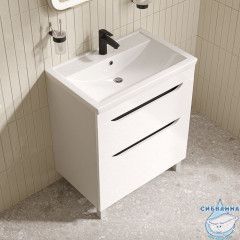 Тумба с умывальником, напольная, 70 см, белый, Ray, IDDIS, RAY70WFi95K подходит умыв. 4077000i28