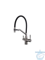 Смеситель кухни Frap F4397-9 (оружейная сталь)