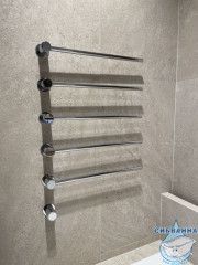 Полотенцесушитель электрический  Wonzon&Woghand Hamburg 52х72 WW-AL315-CR (с возможностью скрытого подключения, подключение универсальное) (хром)